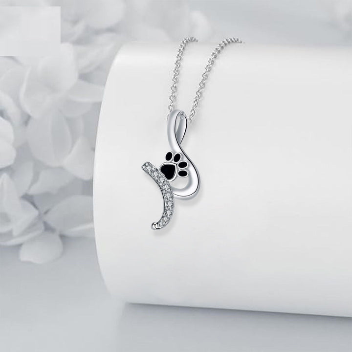 Charmigt Tassavtryck Hänge Halsband
