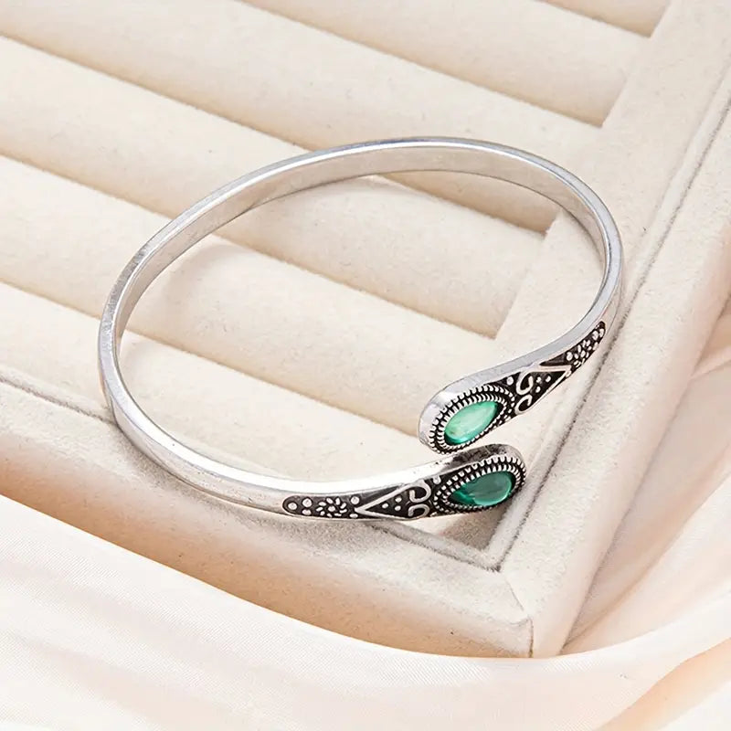 Tidlöst Silverarmband för Elegant Stil