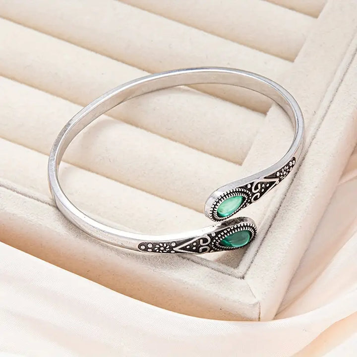 Tidlöst Silverarmband för Elegant Stil