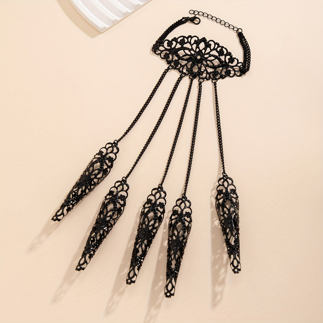 Gold Gothic Lace Bracelet