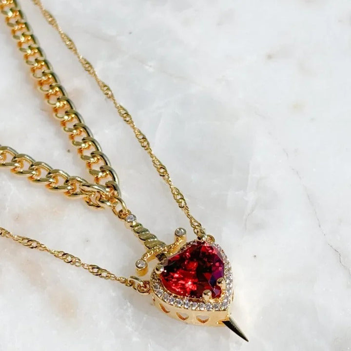14K Guldpläterat Fantasi Halsband
