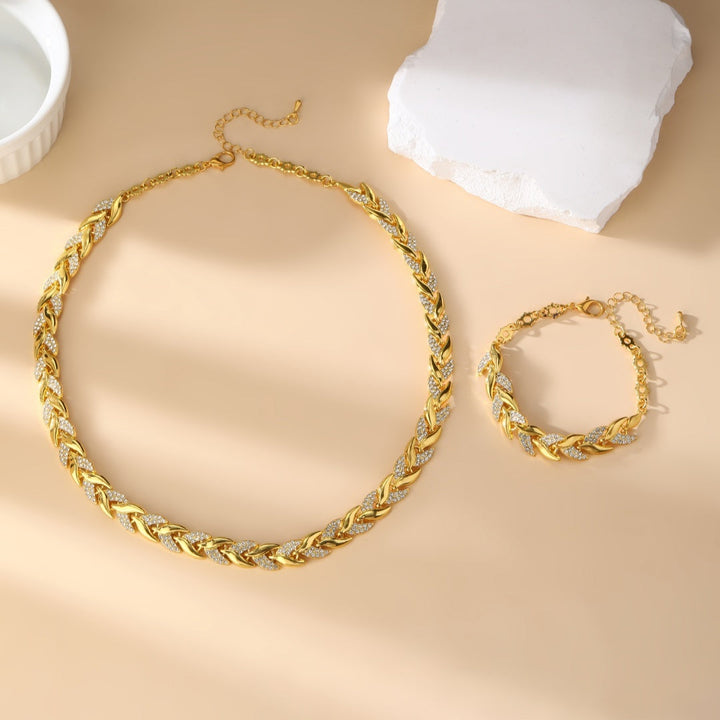 Chic Gyllene Fiskstjärt Set