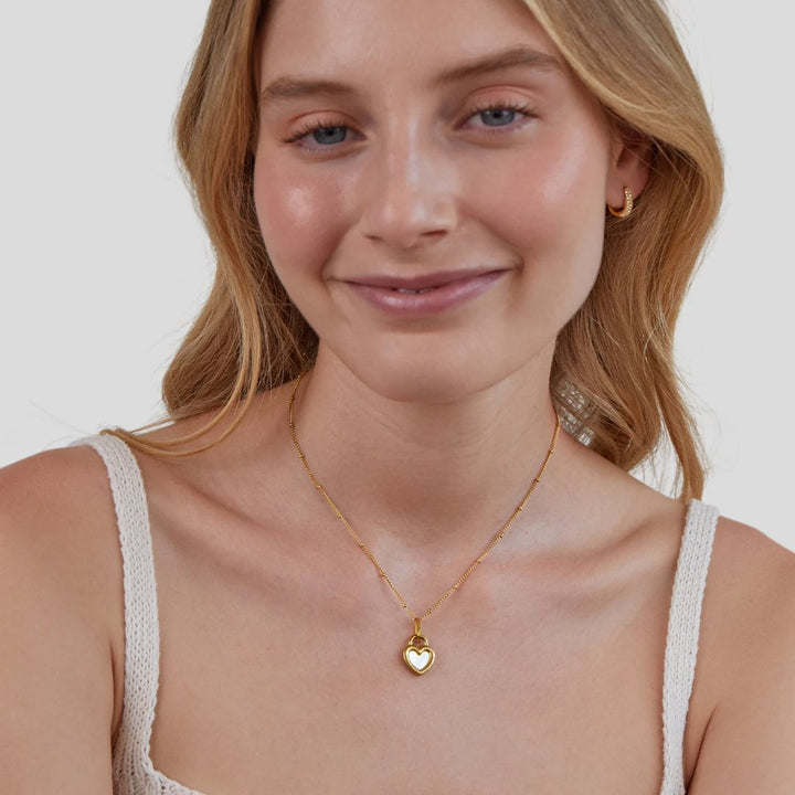 Vändbart Hjärta Halsband