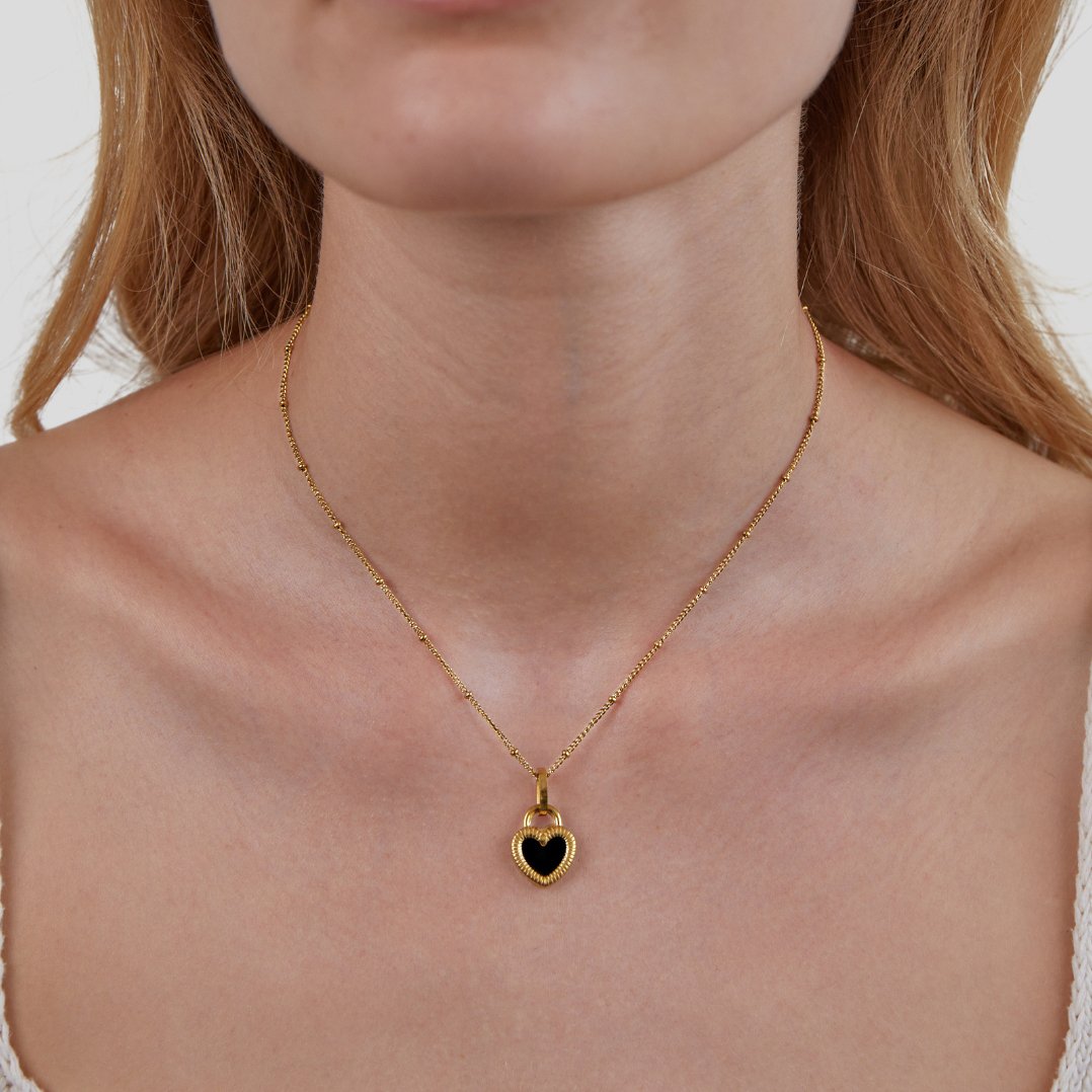 Vändbart Hjärta Halsband