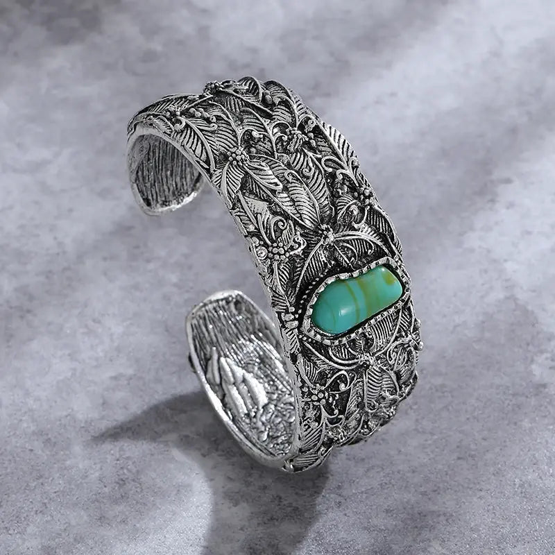 Retro Turquoise Stone Bracelet