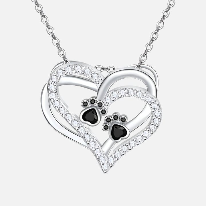 Hjärta Halsband med Zirkonia från Hundtass